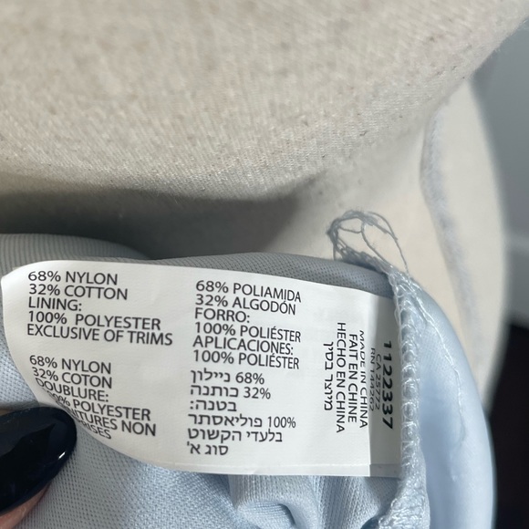 PARTY/SUMMER DRESS DEX Light Blue Lace Midi Dress - Picture 7 of 7